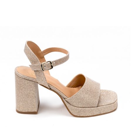 Alternative view of Ženske sandale Velaide-F103 bež na štiklu